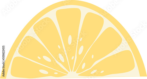 Lemon vector illustration design isolated on bright white background.