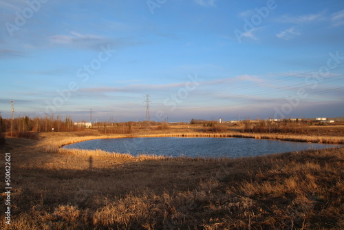 Lake In Spring, Pylypow Wetlands, Edmonton, Alberta © Michael Mamoon