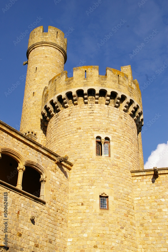 Castillo de Santa Florentina s.XI, Canet de Mar, Barcelona.