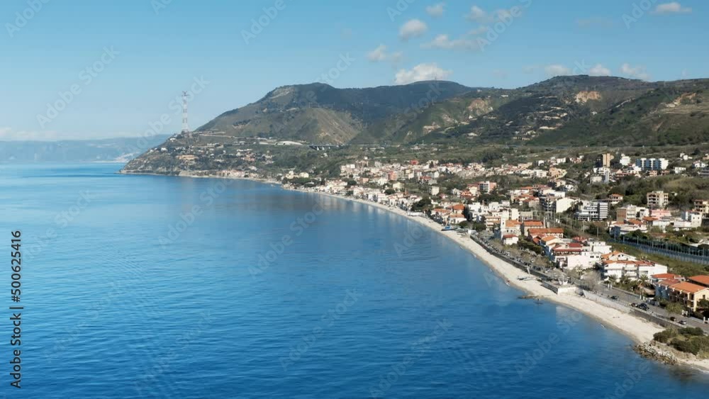 City of Villa San Giovanni in Calabria in the Strait of Messina City of Villa San Giovanni in Calabria in the Strait of Messina