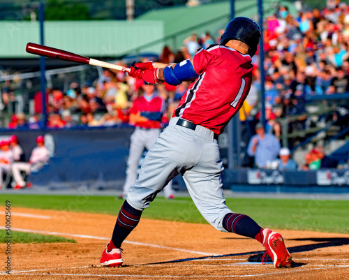 Photography baseball player hitting