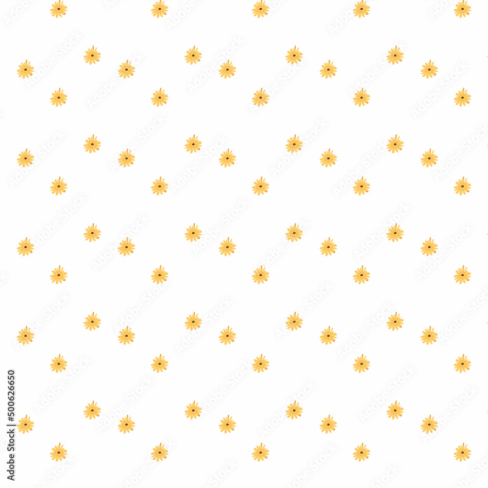 Sunflowers vector pattern Sunflowers vector pattern