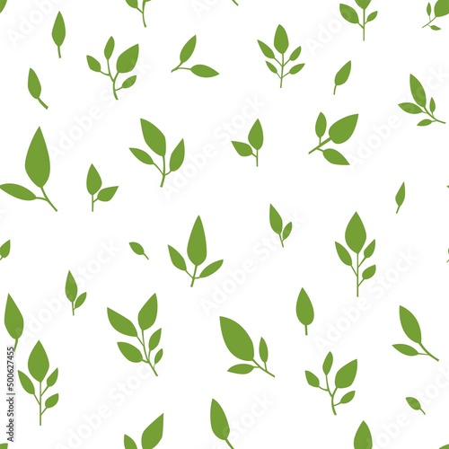 Minimalist foliage pattern  leaves and leafage