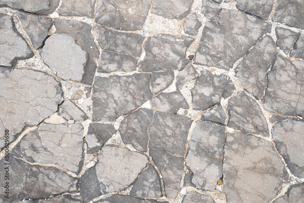 Obraz premium Old Stone made paviment