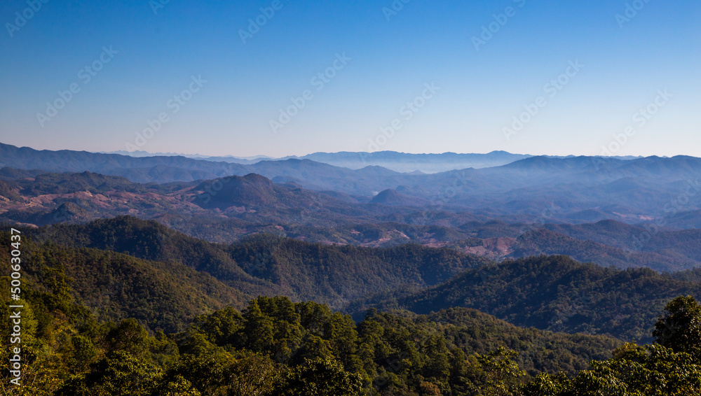 Pha Bong Viewpoint in Mae Hong Son, Thailand Pha Bong Viewpoint in Mae Hong Son, Thailand