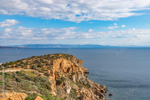 Cape Sounion, Aegean Sea, Greece.