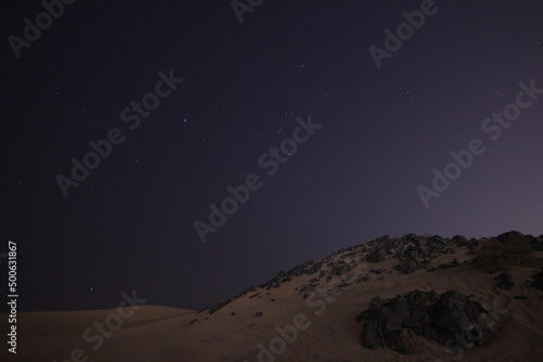 The Orion constellation over the Arabian Desert.