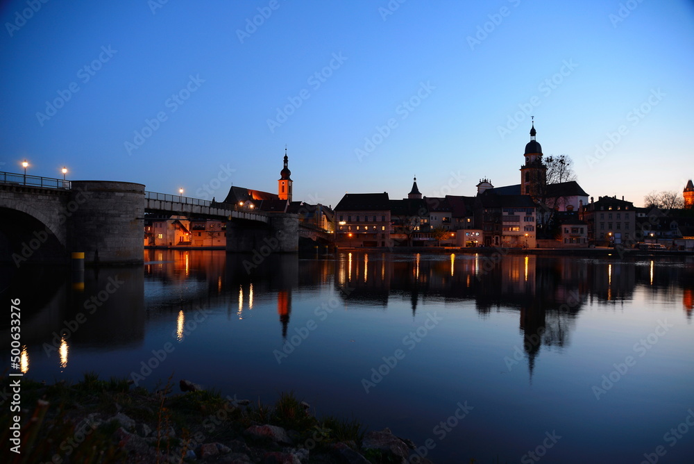 Abend am Main bei Kitzingen