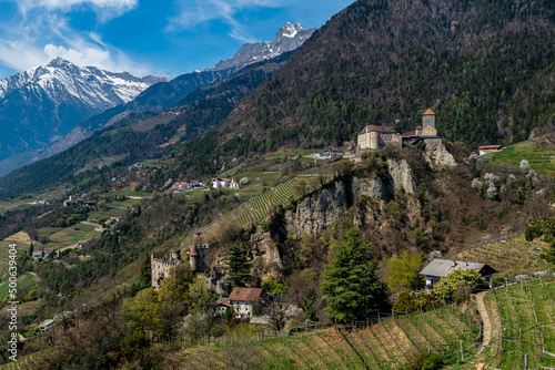 Wallpaper Mural Great view to castel Fontana and castel Tirolo Torontodigital.ca