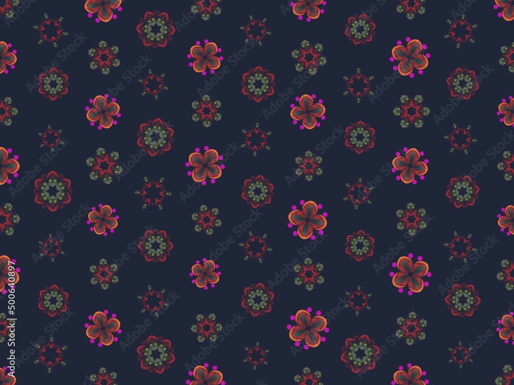 Abstract floral pattern