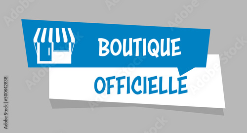 Logo boutique officielle.