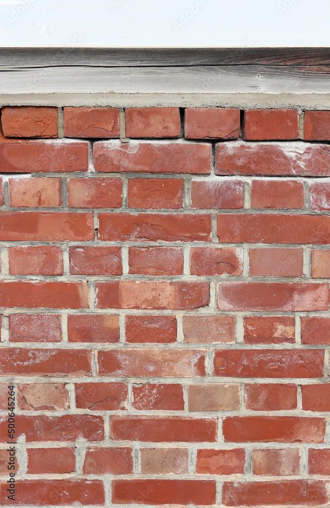 Obraz premium 古いレンガの壁のテスクチャー。web素材、背景のデザイン素材としてカッコよく使えます。