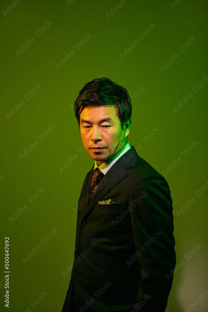 Fototapeta premium 50代ビジネスマン