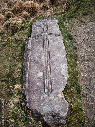 stone path in the forest