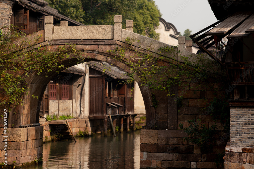 Ancient Bridge in Wuzhen China Ancient Bridge in Wuzhen China