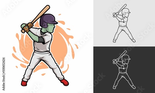 Baseball Batter Vector