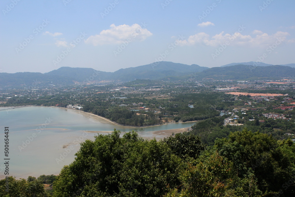 panorama of the city of the city