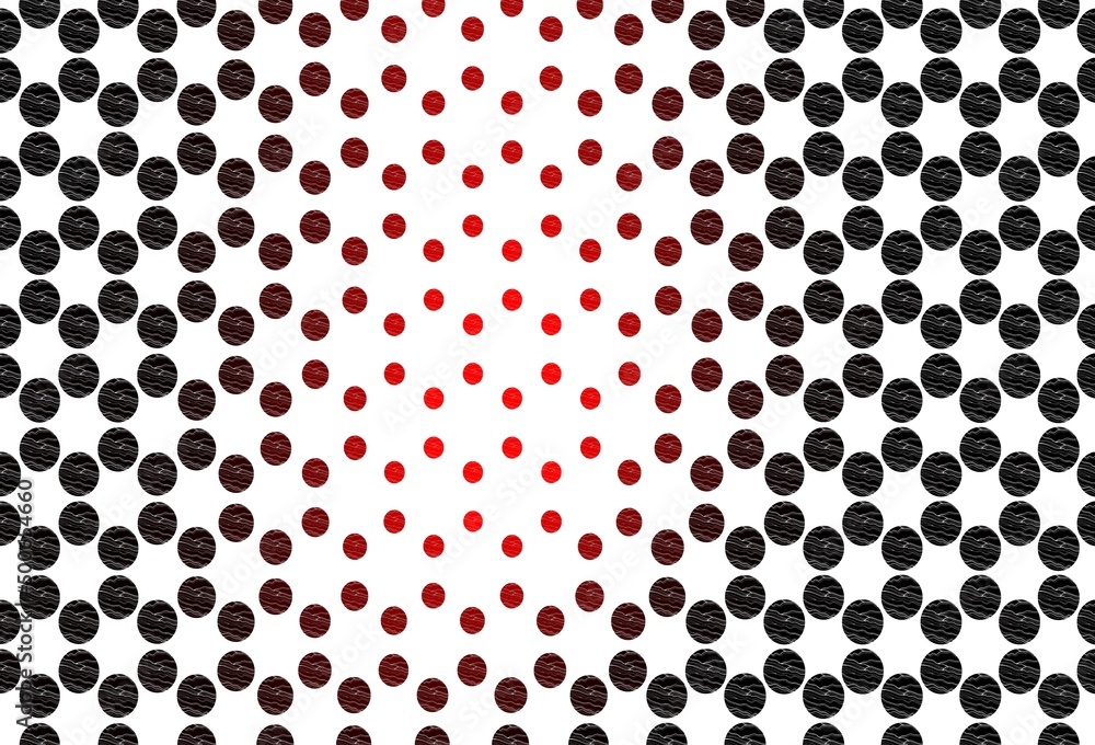 Light red vector cover with spots. Light red vector cover with spots.
