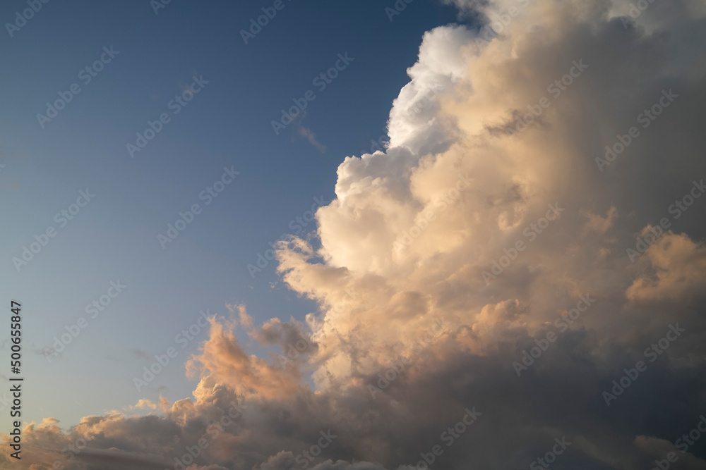 Big cloud cloudscape in afternoon Big cloud cloudscape in afternoon