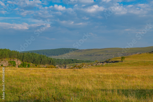 beautiful landscapes of nature in georgia in summer © Vyacheslav