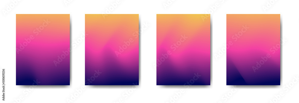 collection of colorful gradient background cover flyers are used for backgrounds, posters, banners, collection of colorful gradient background cover flyers are used for backgrounds, posters, banners,