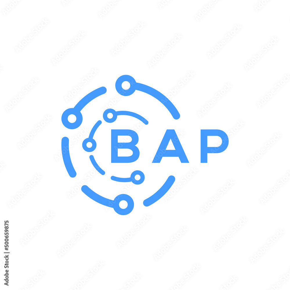 BAP letter technology logo design on white background. BAP creative initials letter logo concept. BAP letter technology design. BAP letter technology logo design on white background. BAP creative initials letter logo concept. BAP letter technology design.