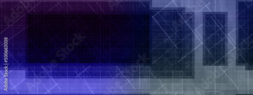 Abstract glitch art block pattern background image.