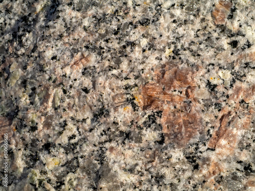 Close up mineral on the stone texture background.