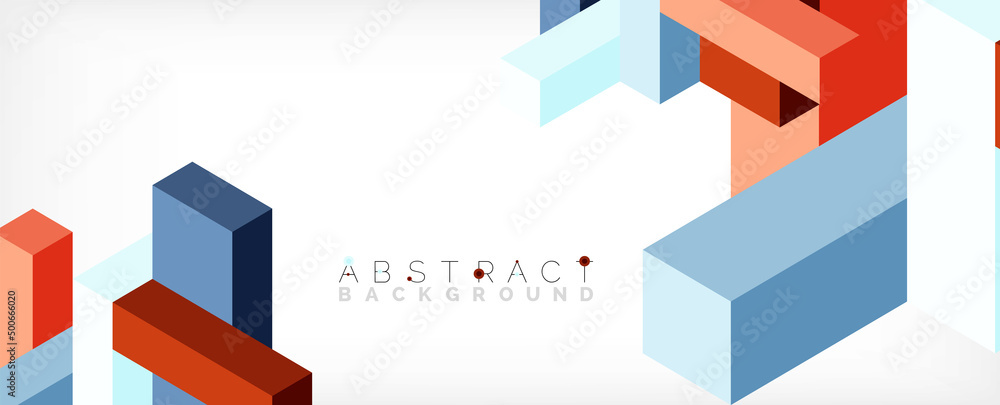 Abstract background. 3d cubes, cubic elements and blocks. Techno or business concept for wallpaper, banner, background, landing page Abstract background. 3d cubes, cubic elements and blocks. Techno or business concept for wallpaper, banner, background, landing page