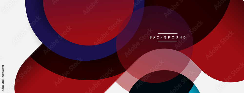 Creative geometric wallpaper. Minimal abstract background. Circles composition vector illustration for wallpaper banner background or landing page Creative geometric wallpaper. Minimal abstract background. Circles composition vector illustration for wallpaper banner background or landing page