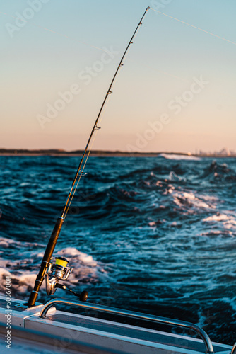Fotobehang fishing rod