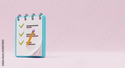Tableau sur toile To-do list icon