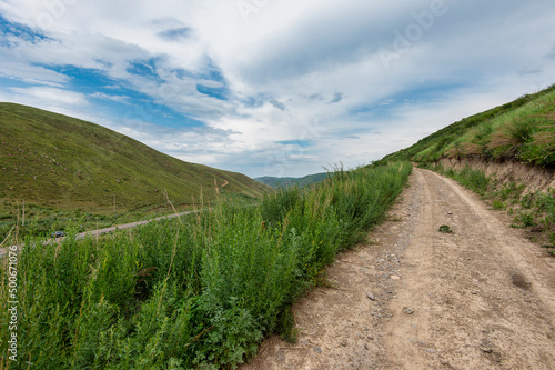 path in the mountains