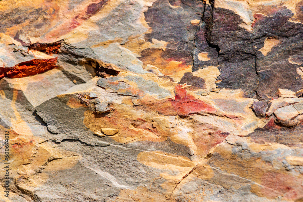 Fototapeta premium Natural colored stone texture material