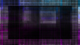 Abstract glitch art grid border background image.