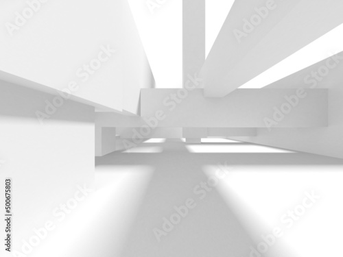 Wallpaper Mural White Modern Background. Abstract Building Concept Torontodigital.ca