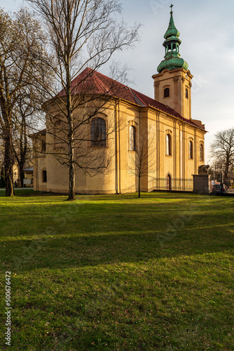Kostel sv. Josefa church in Slezska Ostrava in Czech republic photo