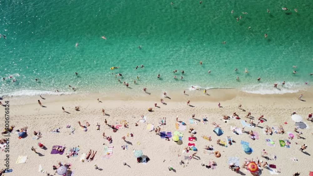 Awesome aerial view of Kleopatra Beach in Alanya, Turkey Awesome aerial view of Kleopatra Beach in Alanya, Turkey