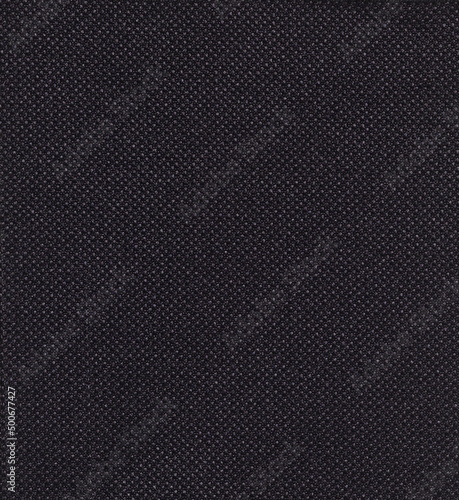 Close-up of texture fabric cloth textile background, Texture dark gray 