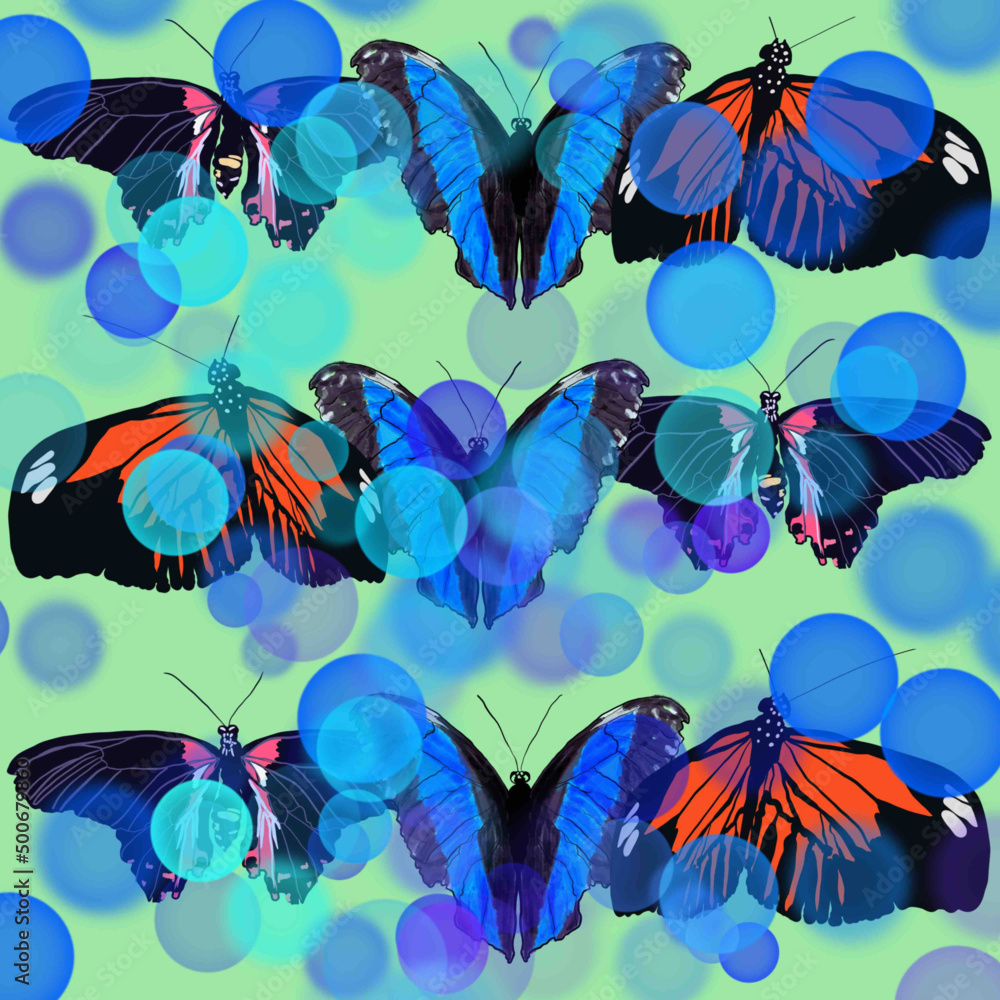 Naklejka premium butterflies,butterflies with sequins,pink and black butterfly,mother-of-pearl butterfly,exotic butterfly butterfly,butterfly with bubbles,butterfly with highlights,butterfly on a heavenly background,b