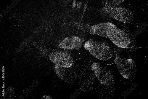 white scratches isolated on black background