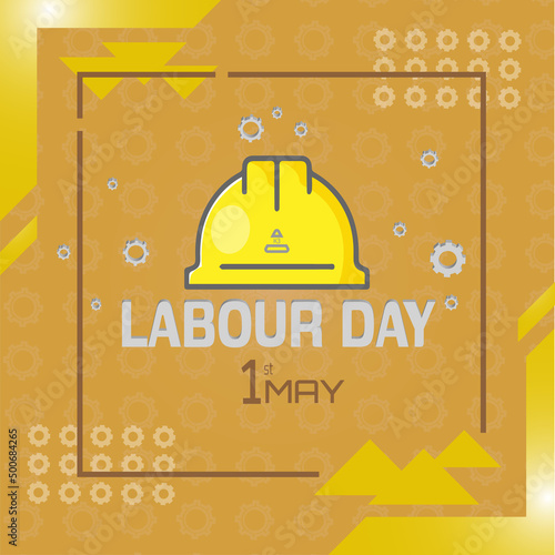 banner poster commemorating national labor day Art & Illustration