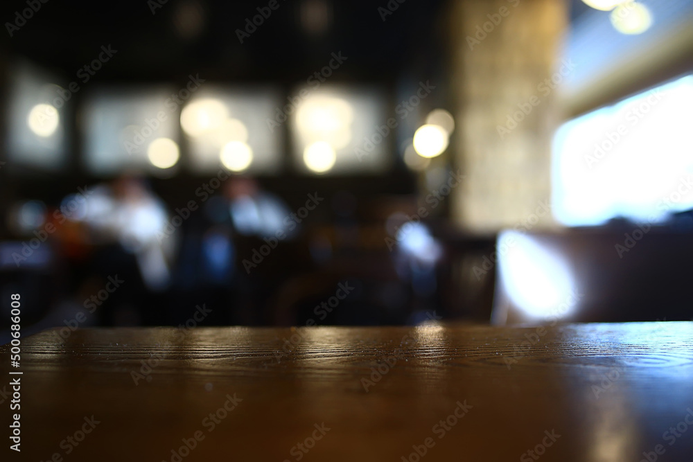 blurred abstract background in restaurant wallpaper