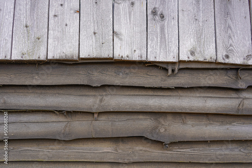 old wooden wall