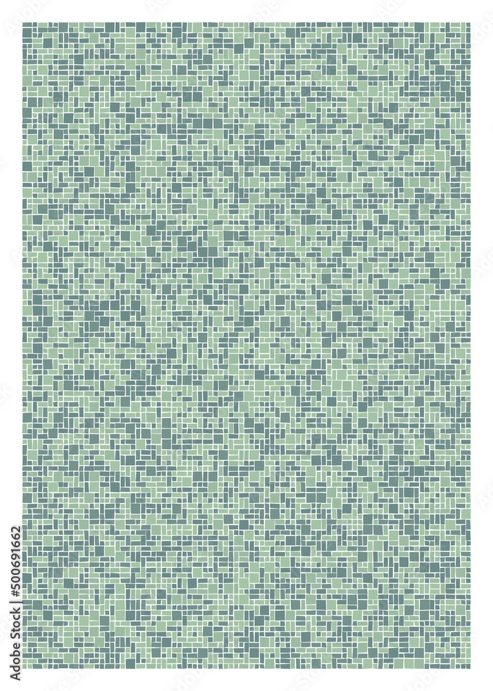 Fototapeta premium Offset Quads generative art background art illustration