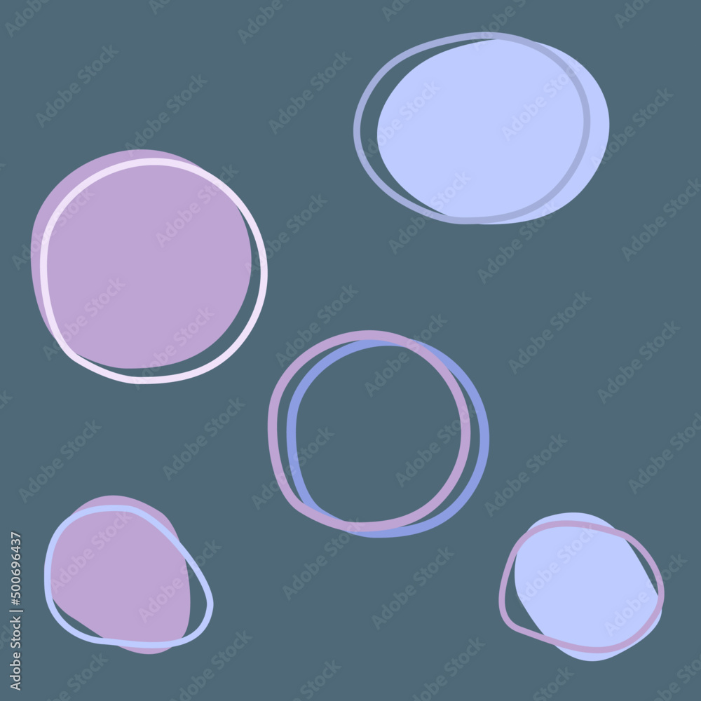 Circle shape doodle hand drawn element vector and illustration. Circle shape doodle hand drawn element vector and illustration.