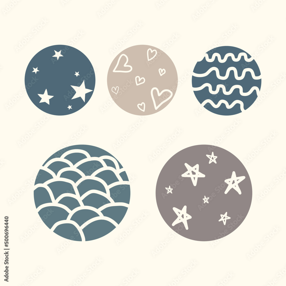 Circle shape doodle hand drawn element vector and illustration. Circle shape doodle hand drawn element vector and illustration.
