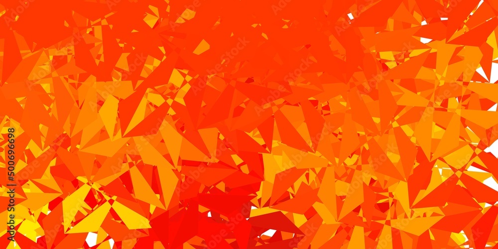 Light orange vector poly triangle template. Light orange vector poly triangle template.