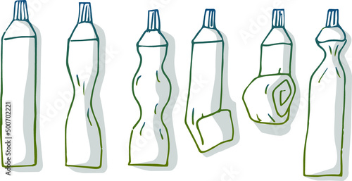 the use of toothpaste tube