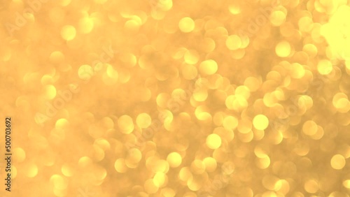 abstrac goldt background with bokeh photo